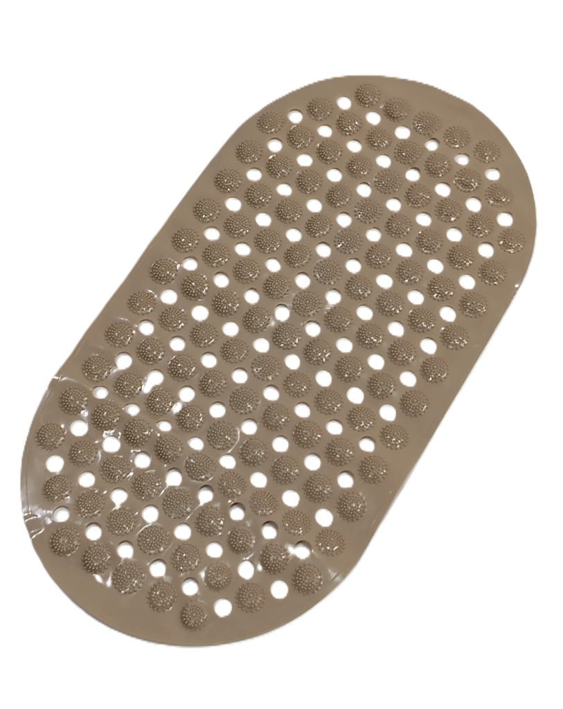 TAPIS DE DOUCHE 65X34 CM COULEURS MIX NOIR / GRIS / BLANC / MARRON