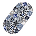 TAPIS DE DOUCHE 61X33 CM COULEURS MIX NOIR / GRIS / BLEU / MARRON