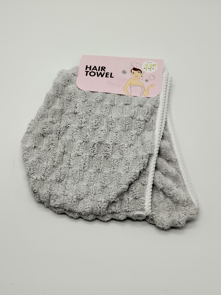 BONET DE BAIN 66X22 CM MODELE GRIS