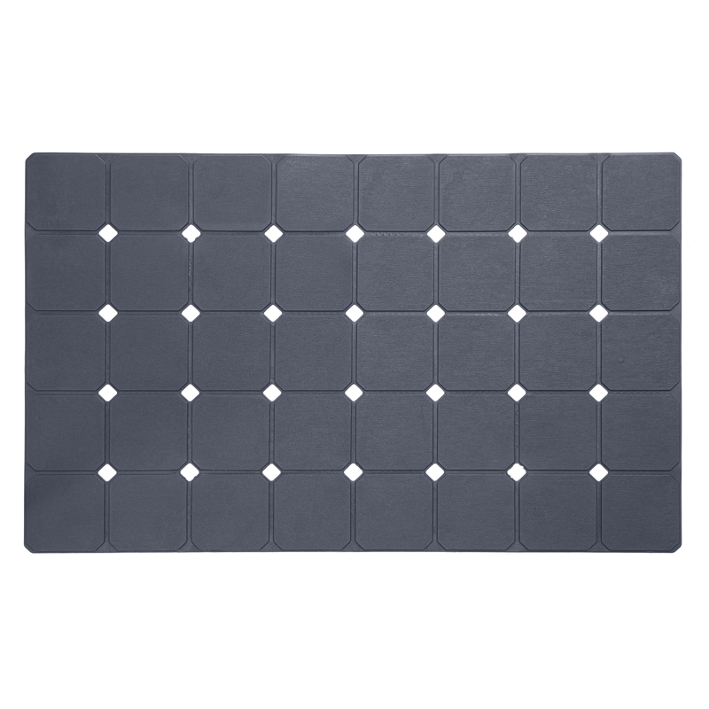 TAPIS SALLE DE BAIN GRIS 45X70 CM COULEUR GRIS