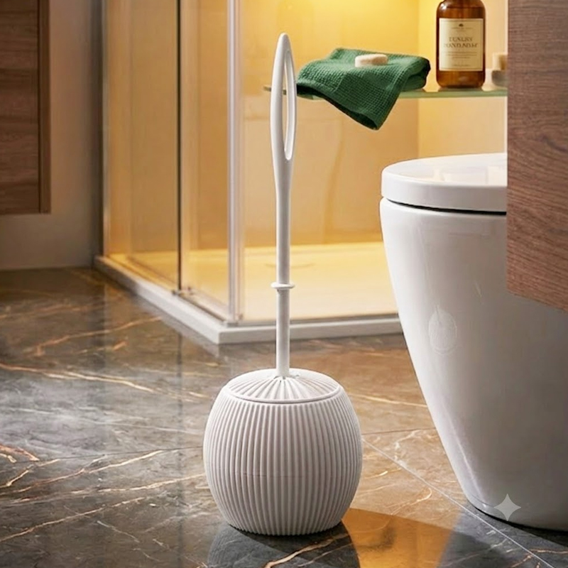 BROSSE WC 39X10 CM BLANC