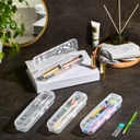 PORTE BROSSE A DENT TRANSPARENT 23.5X6.4.5 CM 