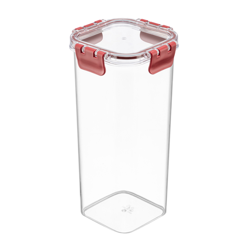 BOITE EN PLASTIQUE CLIPS 1800 ML MIX JAUNE / ROUGE / BLEU