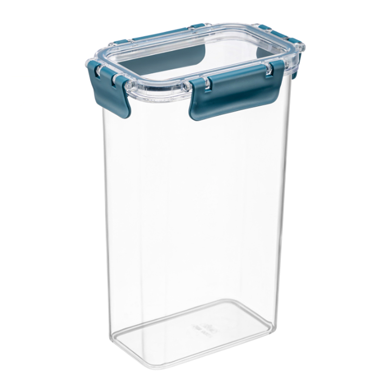 BOITE EN PLASTIQUE CLIPS 1600 ML MIX JAUNE / ROUGE / BLEU