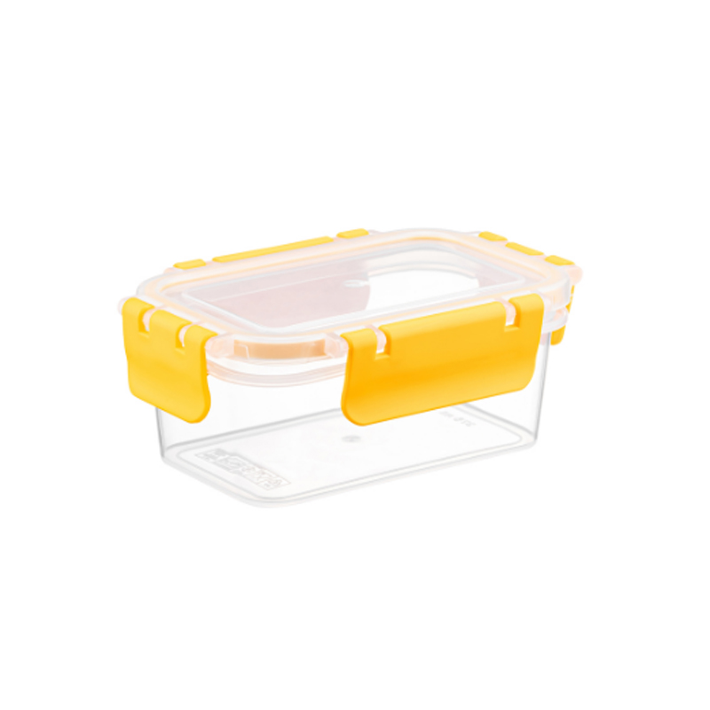 BOITE EN PLASTIQUE CLIPS 375 ML MIX JAUNE / ROUGE / BLEU