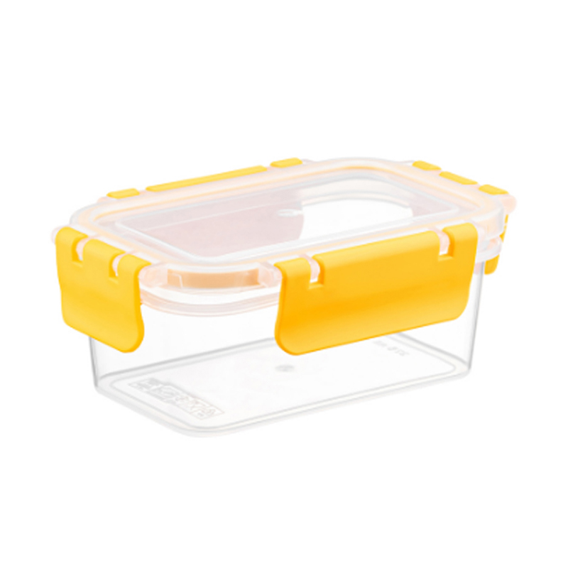 BOITE EN PLASTIQUE CLIPS 900 ML MIX JAUNE / ROUGE / BLEU