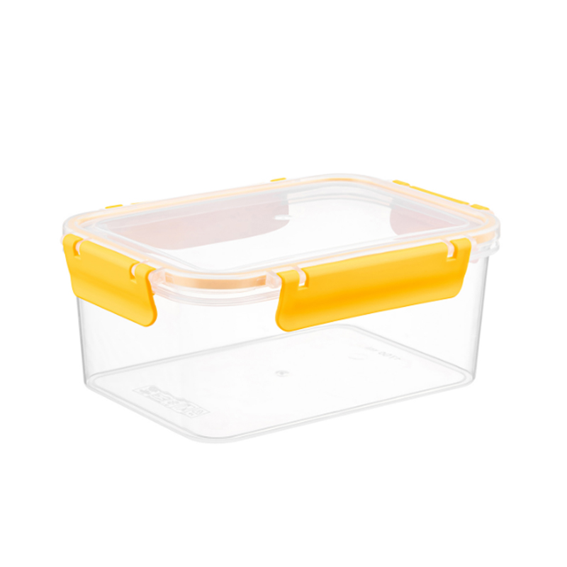 BOITE EN PLASTIQUE CLIPS 1700 ML MIX JAUNE / ROUGE / BLEU