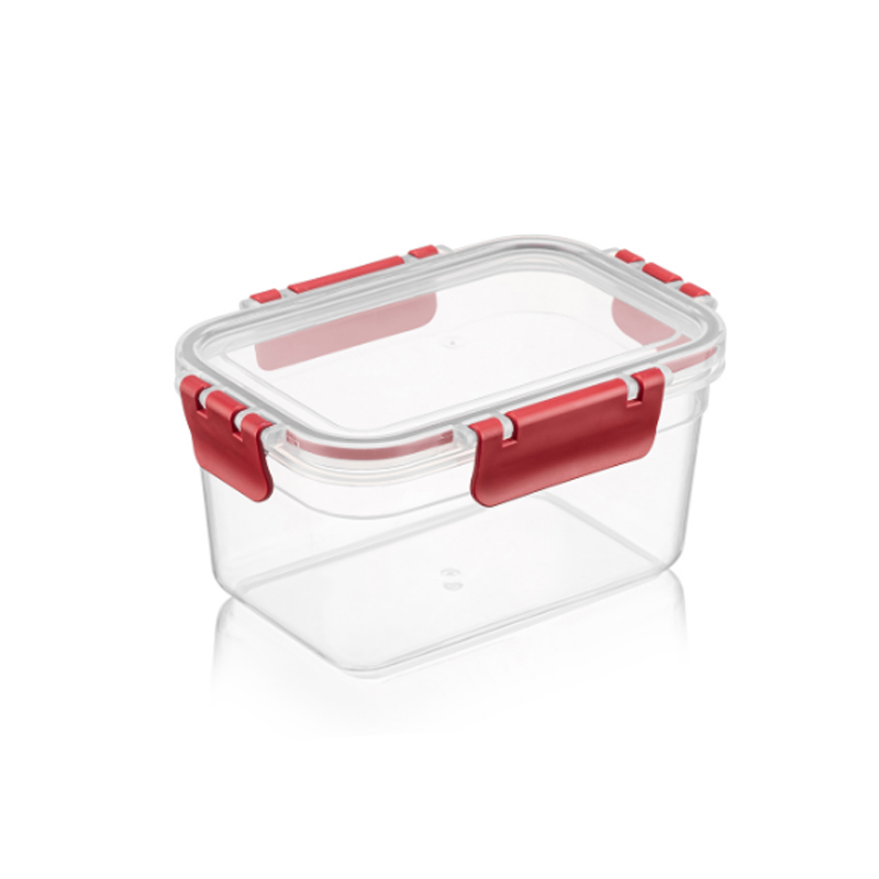 BOITE EN PLASTIQUE CLIPS 1100 ML MIX JAUNE / ROUGE / BLEU