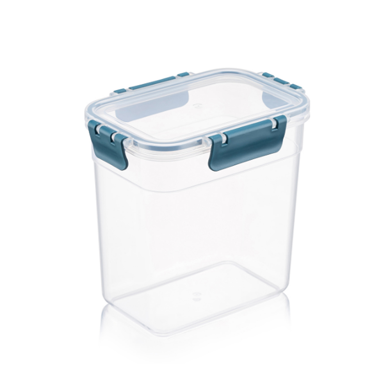BOITE EN PLASTIQUE CLIPS 2200 ML MIX JAUNE / ROUGE / BLEU