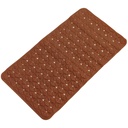 Tapis de bain 67x37 cm Mix couleur blanc / noir / vert / marron / gris