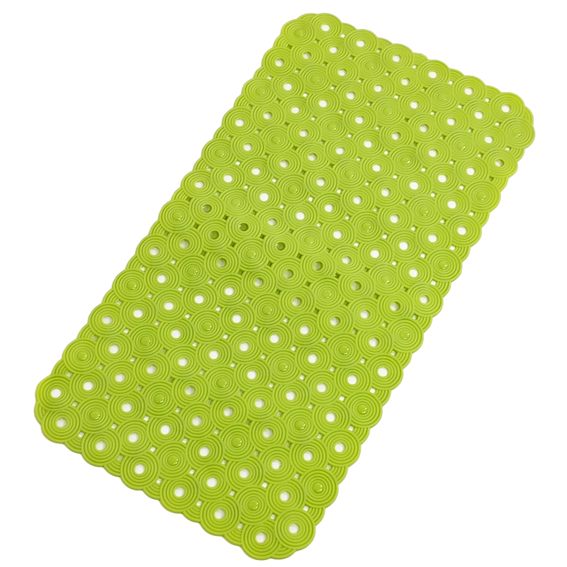 Tapis de bain 70x36 cm Mix couleur rose / bleu / vert / gris