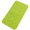 Tapis de bain 70x36 cm Mix couleur rose / bleu / vert / gris