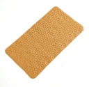 Tapis de bain 66x36 cm Mix couleur noir / marron / bleu / blanc / rouge