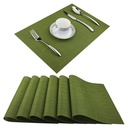 6 sets de tables 30x45 cm couleur vert