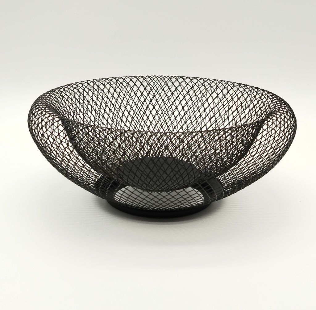 Panier à fruit métal 25*11 cm couleur noir