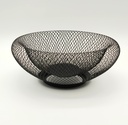 Panier à fruit métal 25*11 cm couleur noir