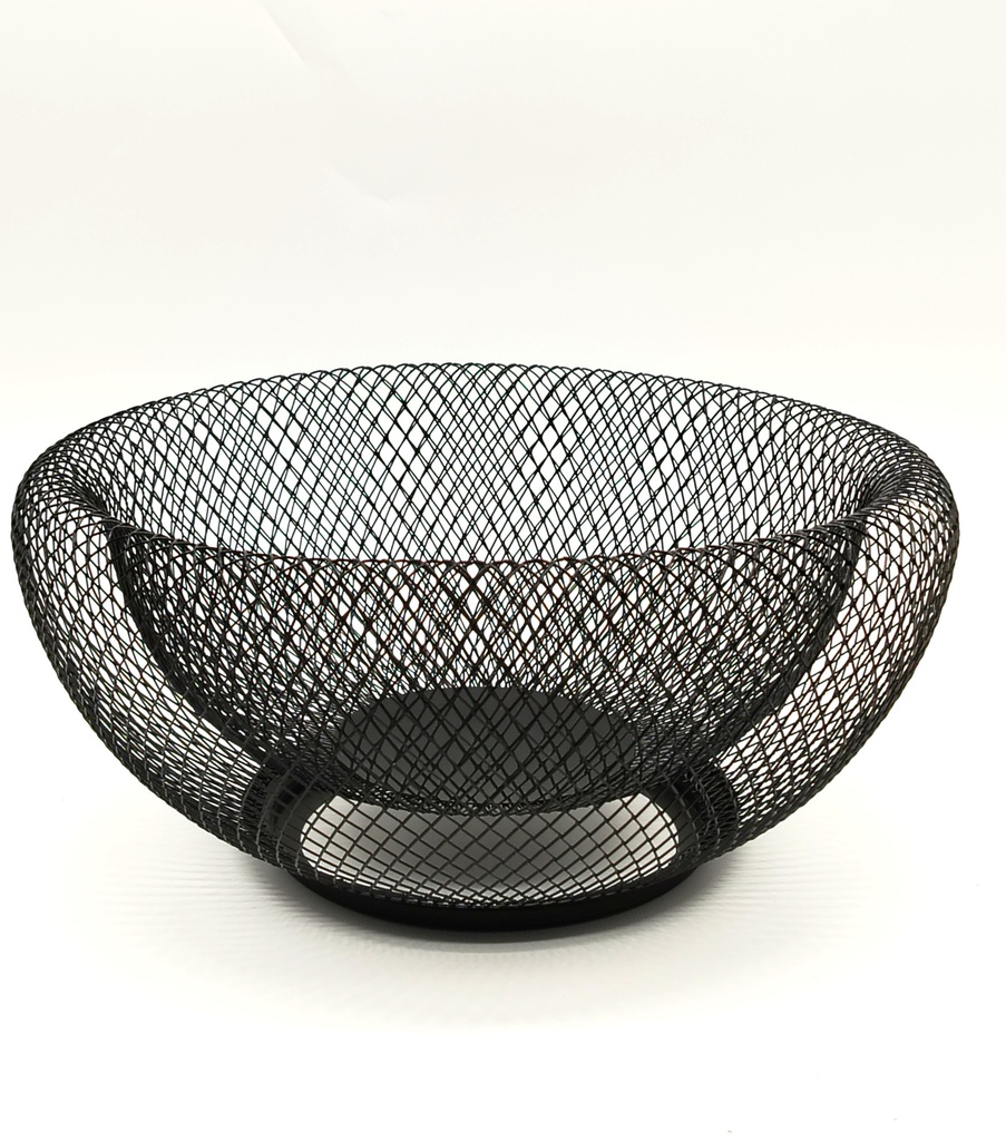 Panier à fruit métal 28*14 cm couleur noir