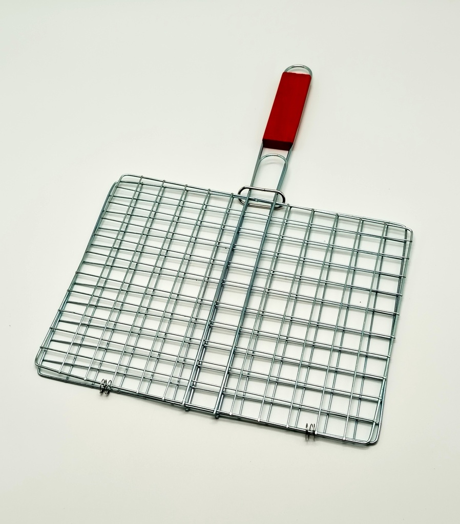Grill barbecue manche bois 28*22/42 cm