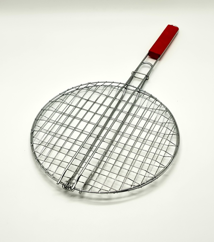 Grill barbecue manche bois 30*30/60 cm