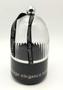 Range accessoires maquillage / couverts 28*14 cm mix blanc - noir