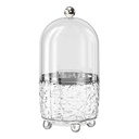 Range accessoires maquillage / couverts 24*12 cm transparent