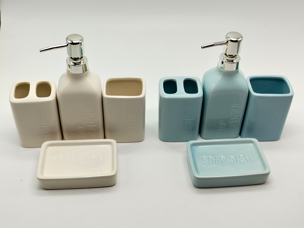 Set salle de bain 4 pièces céramique