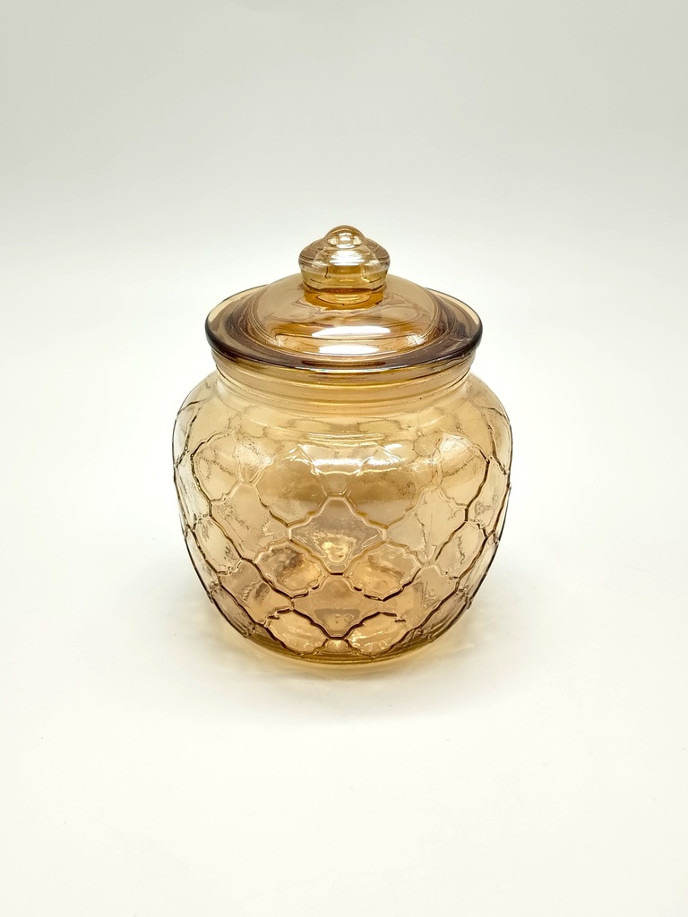 Bocal en verre or 650 ML
