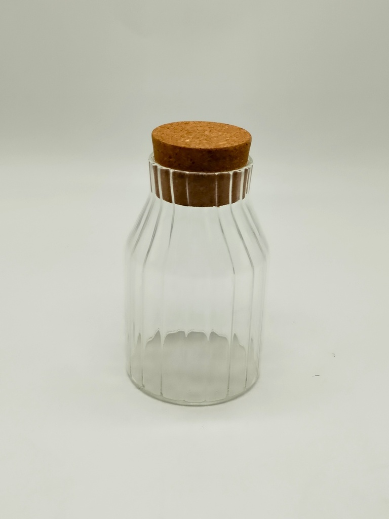 Bouteille en verre Borosilicate 500 ML couvercle en liège