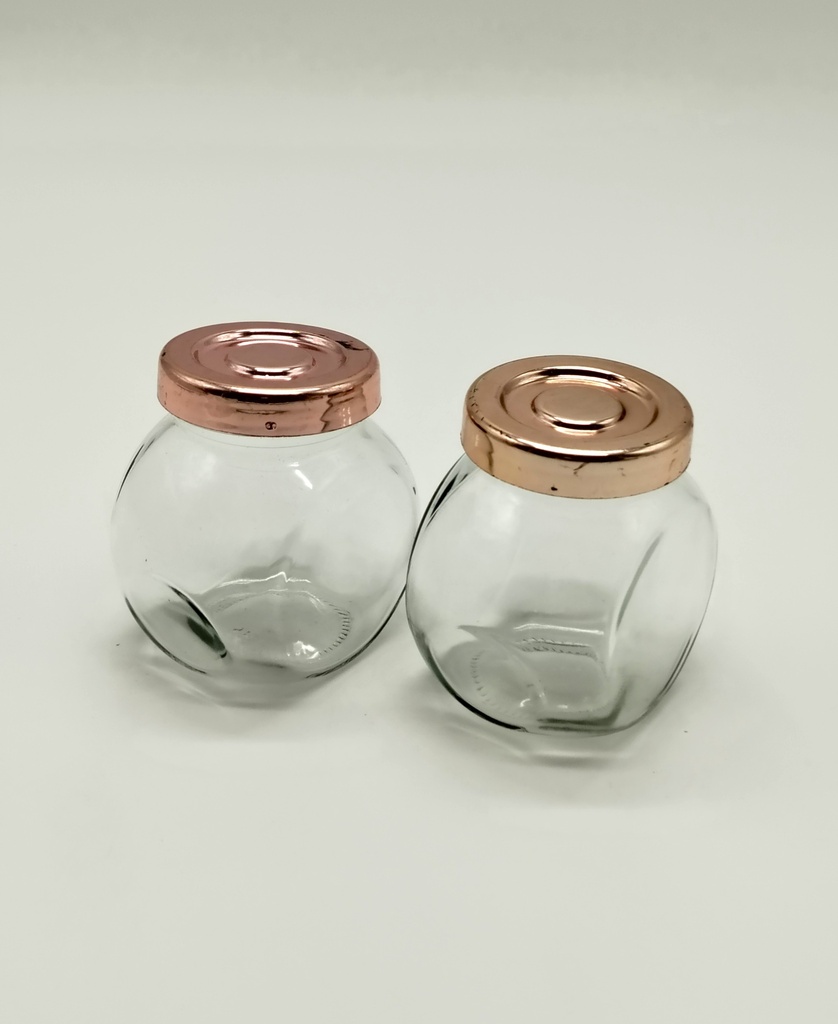 Set 2 pot épices en verre
