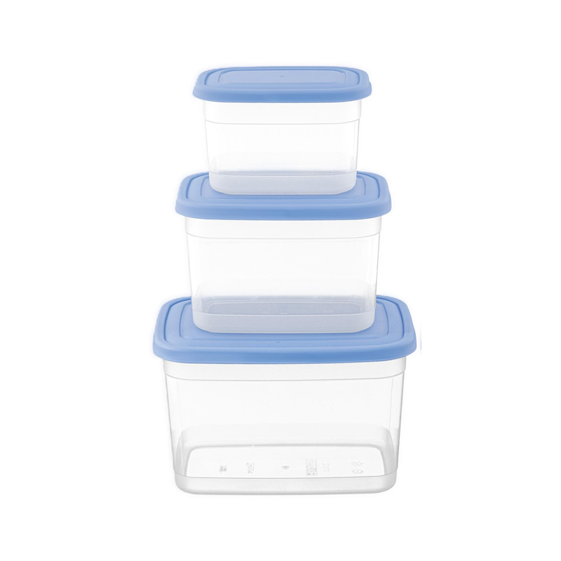 SET 3 BOITES CONSERVATION ALIMENTAIRE 600 / 1200 / 2300 ML