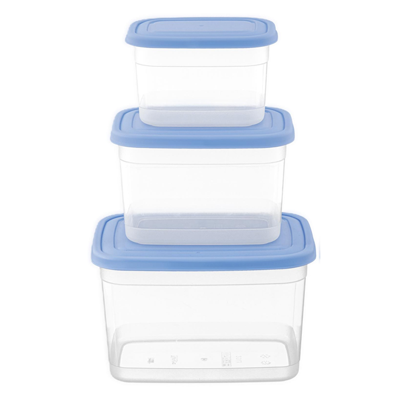 SET 3 BOITES CONSERVATION ALIMENTAIRE 1200 / 2300 / 3800 ML