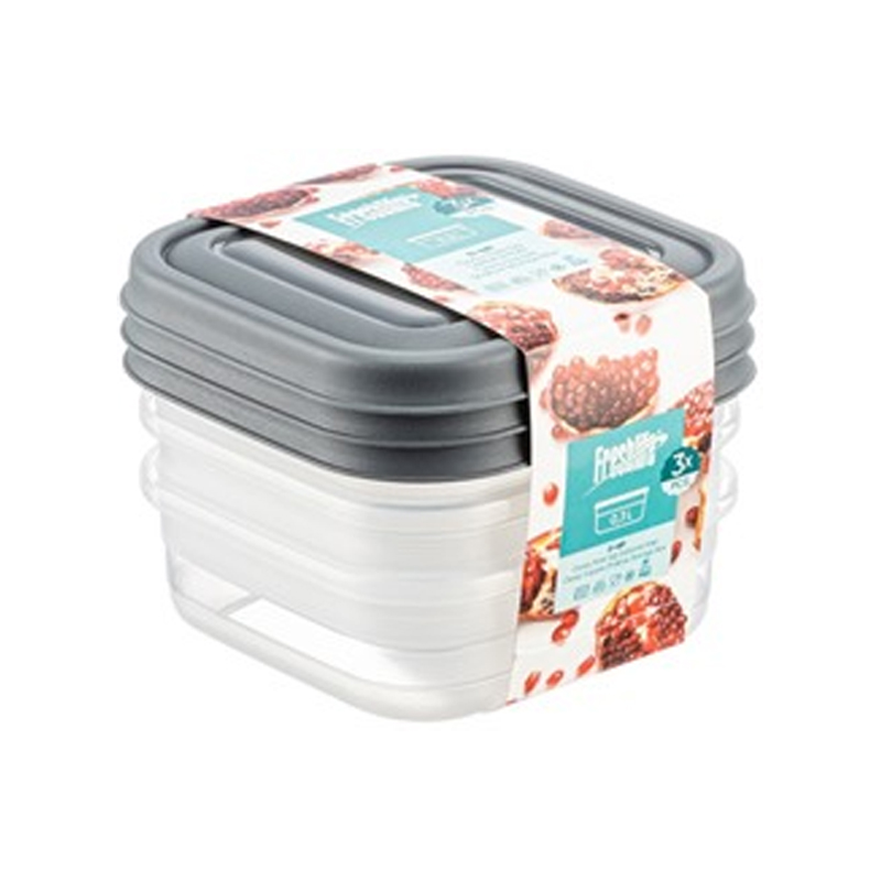 SET 3 BOITES ALIMENTAIRES 600 ML