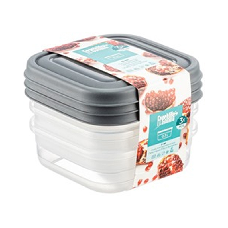 SET 3 BOITES ALIMENTAIRES 1000 ML