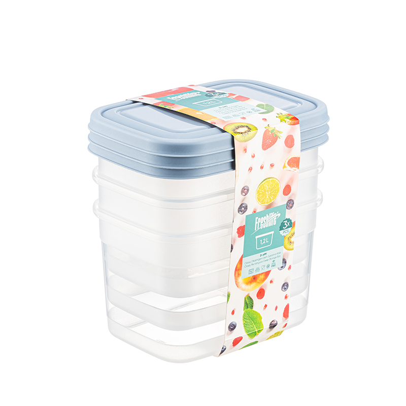 SET 3 BOITES ALIMENTAIRES 1200 ML