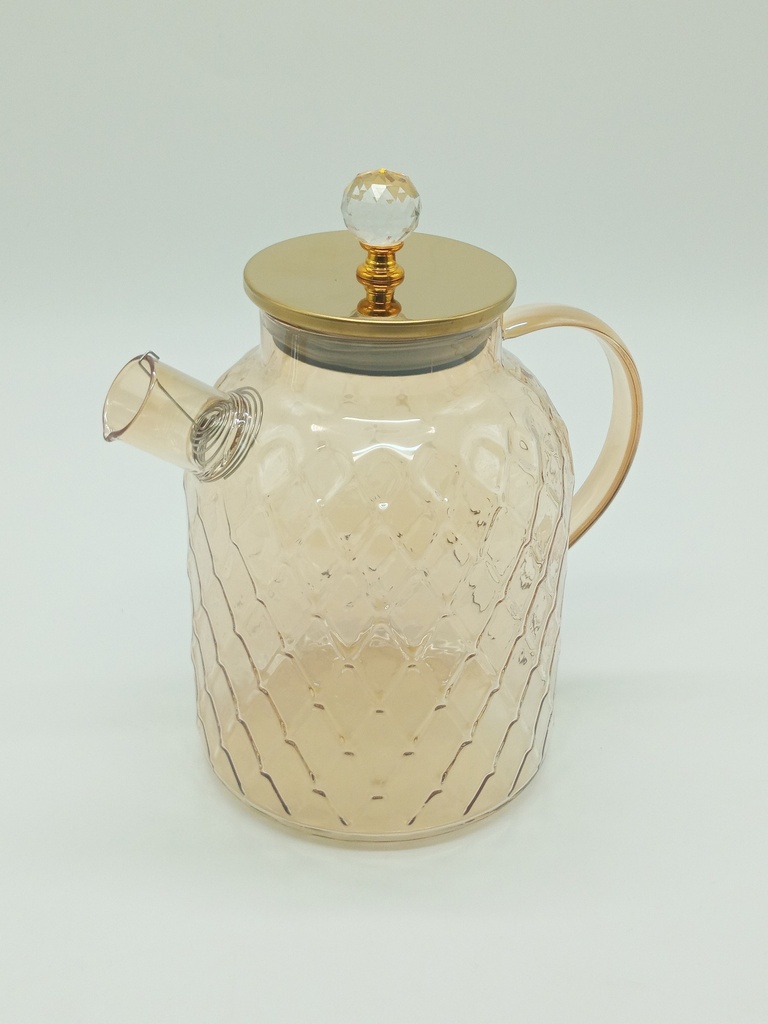 Theière en verre 1.8 litres couvercle Bamboo