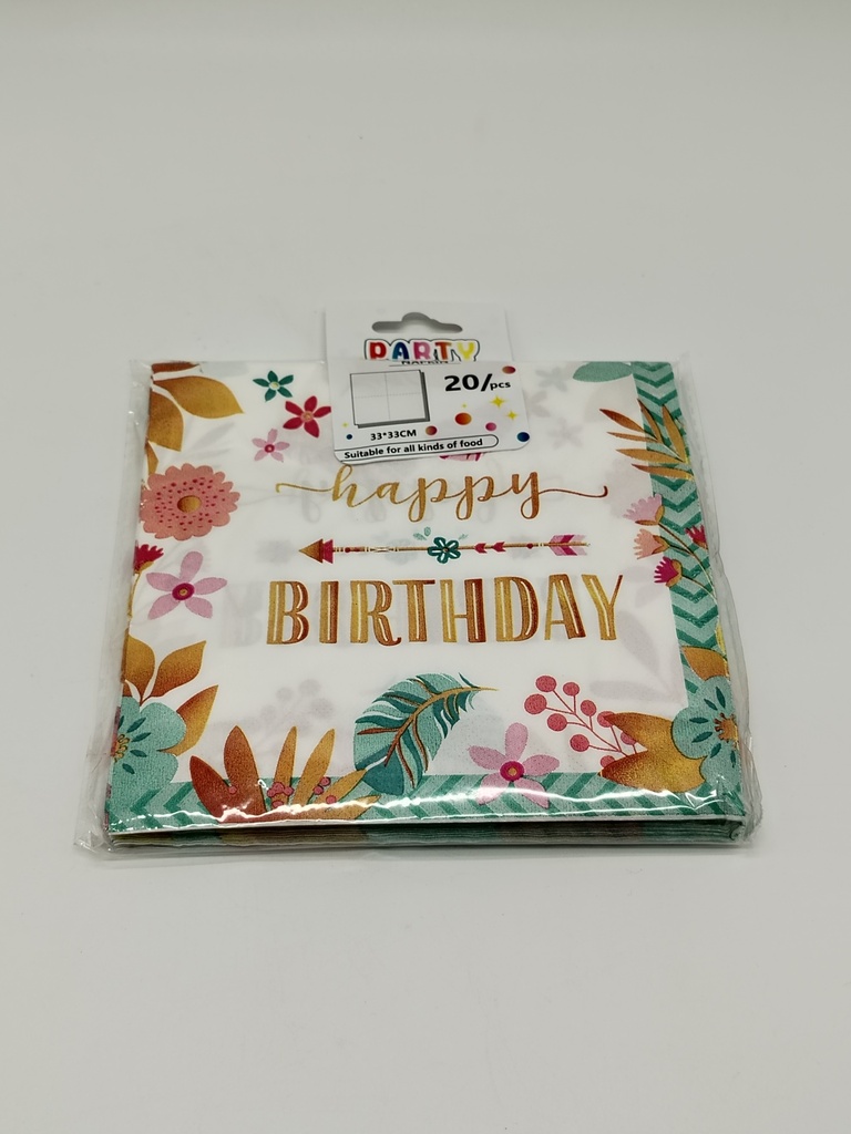 Set 20 papiers de table