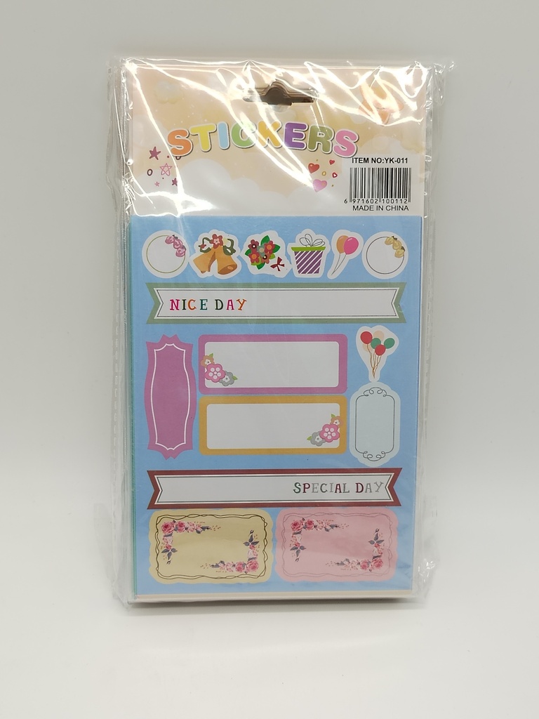 Set Stickers enfant 10 pages designs mix