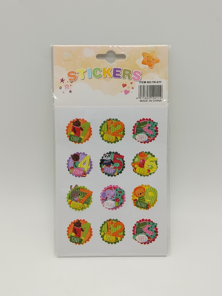 Set Stickers enfant 10 pages designs mix
