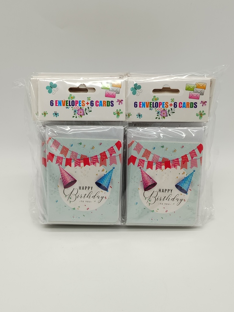 Set 12 cartes invitation Anniversaire