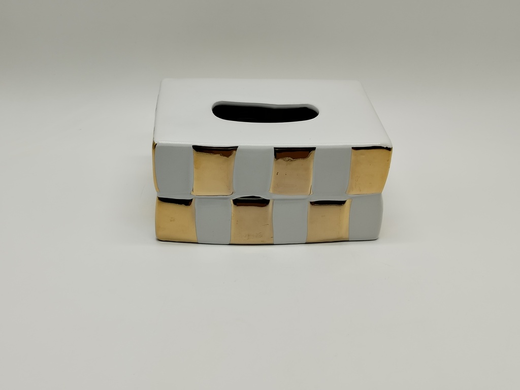 VASE EN CERAMIQUE 20*15*10 CM couleur: BLANC 