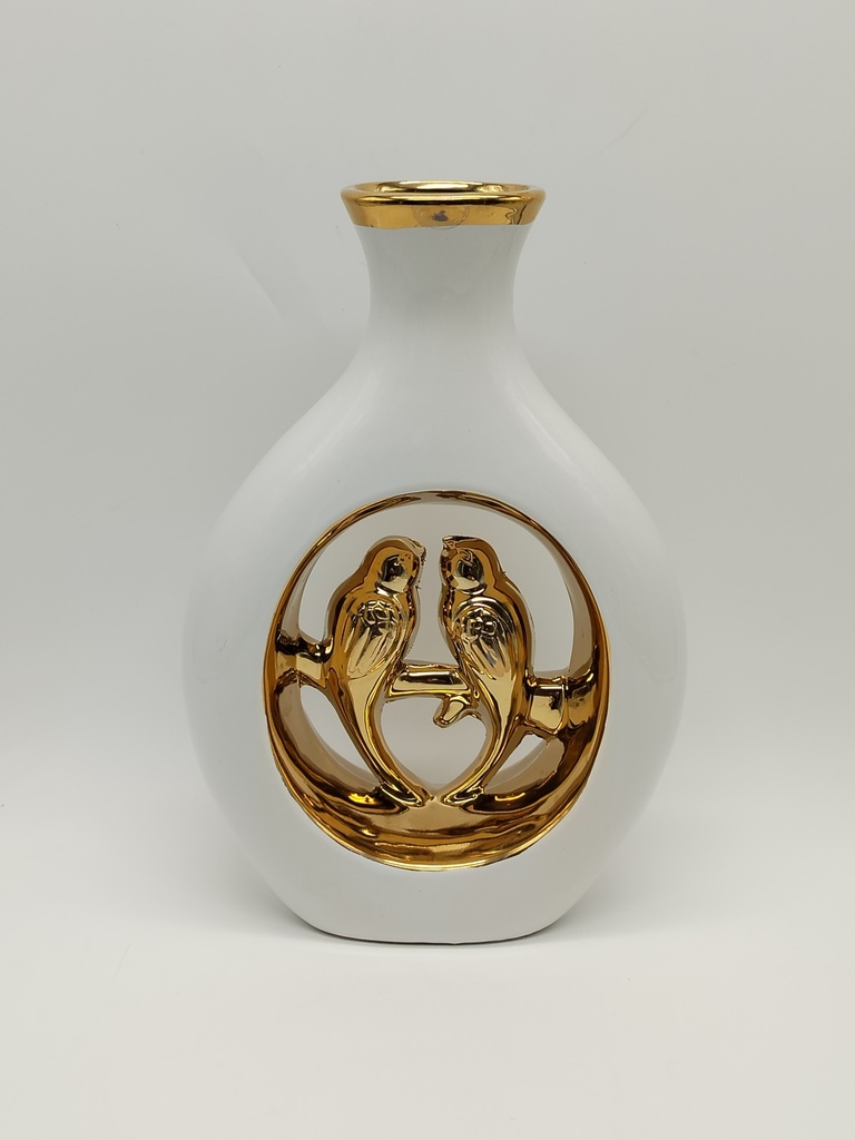 VASE EN CERAMIQUE 30*20 CM couleur: BLANC 
