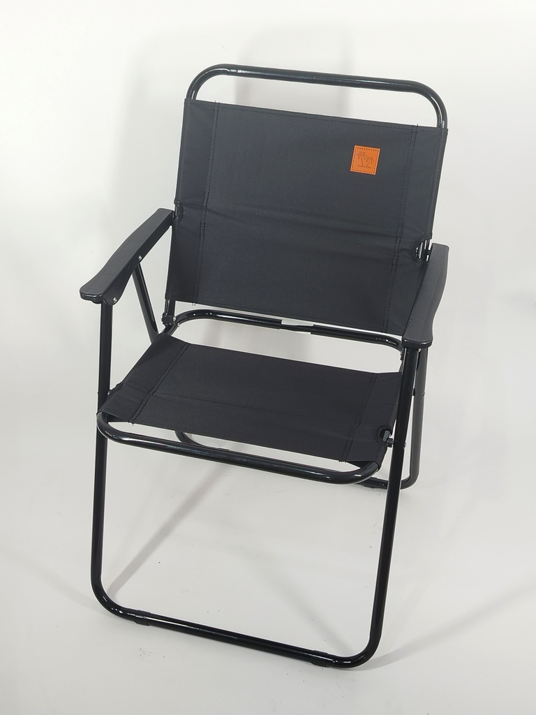Chaise de camping 42x51/75 cm couleur noir