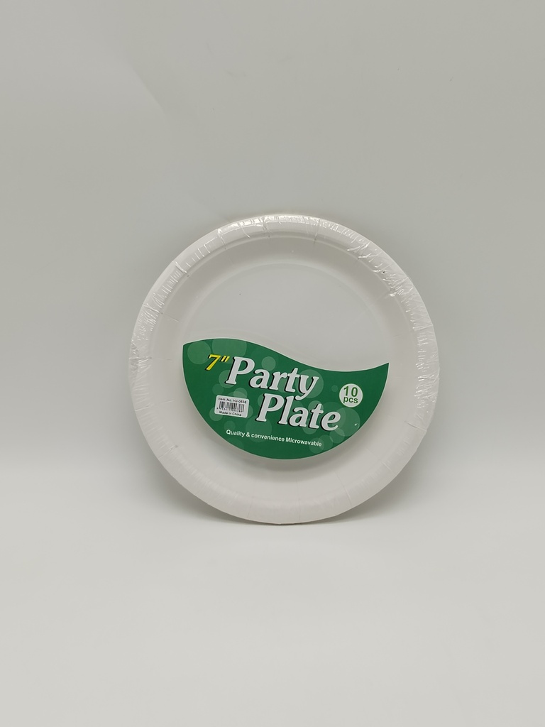 10 assiettes jetables 18CM
