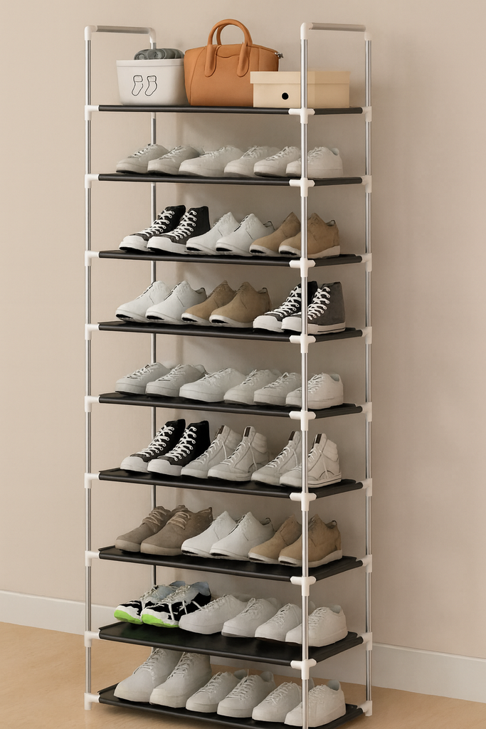 Meuble chaussures 9 niveaux 158x60x30 cm