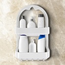 ETAGERE SALLE DE BAIN 12X27X47 CM BLANC