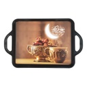 PLATEAU DECO PLASTIQUE DESIGN RAMADAN 33X23 CM
