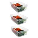 Set 3 bacs réfrégirateur 6 Litres