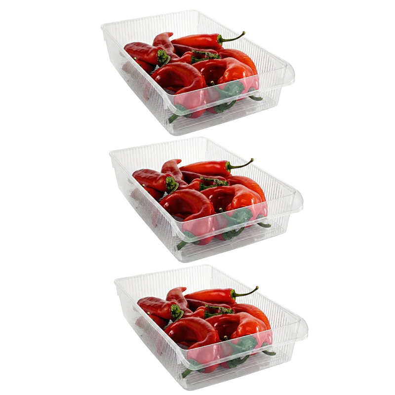 Set 3 bacs réfrégirateur 4 Litres
