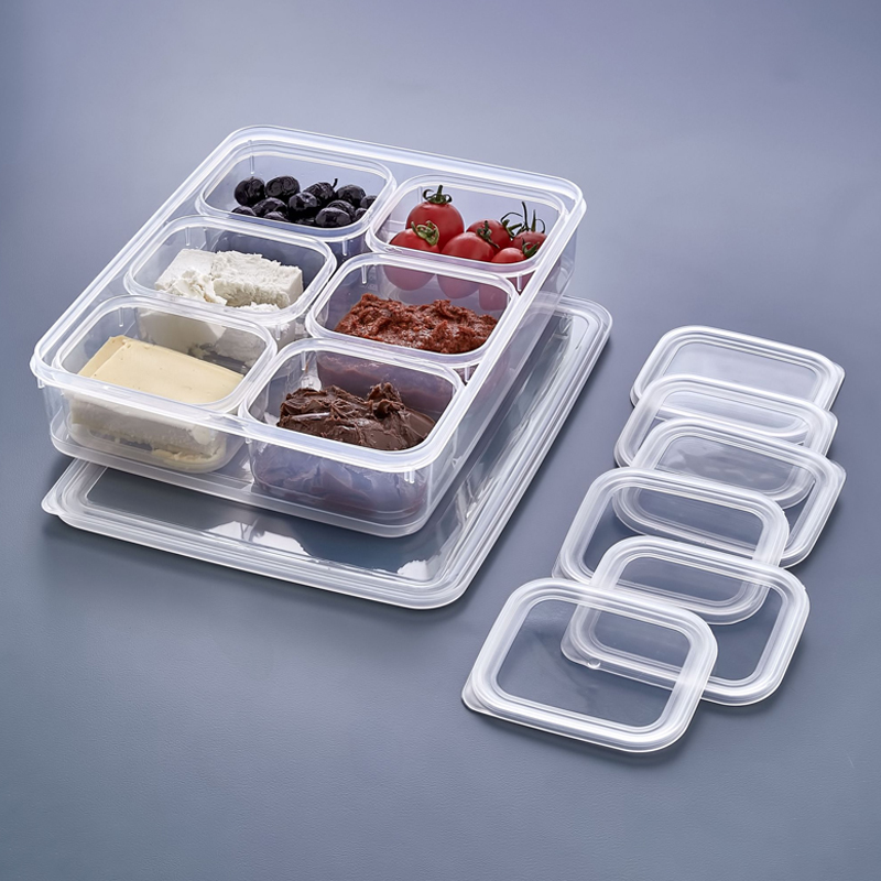 Set 7 boîtes conservations (1 x 3 Litres + 6 x 0,30 Litre)