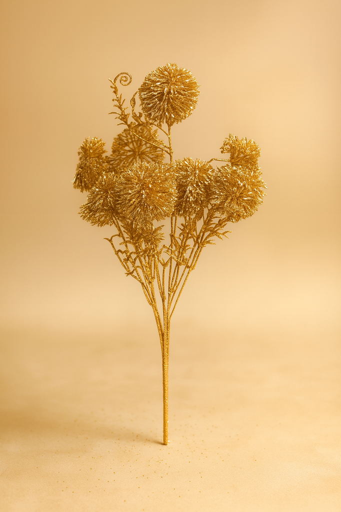 Fleur artificielle dorée 44x18 cm